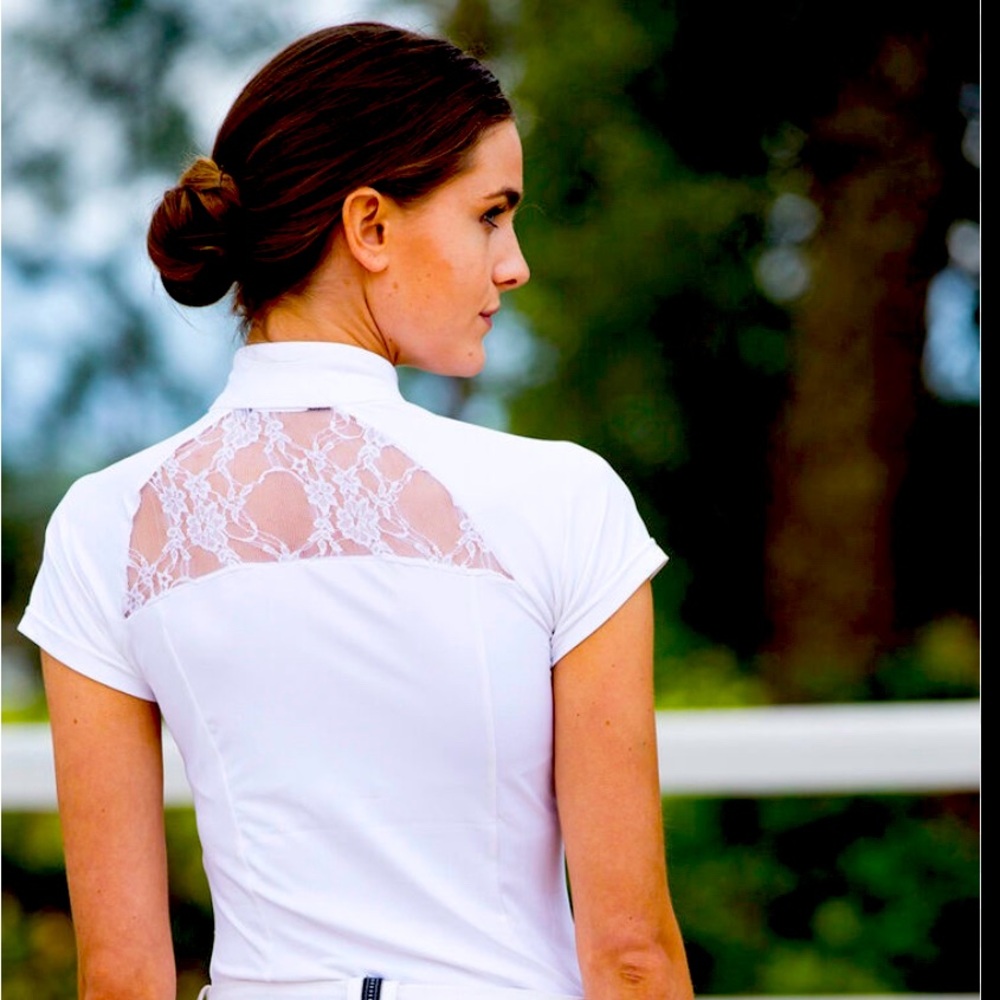 HORSEWARE SARA JERSEY COMPETITION TOP SHORT SLEEVE